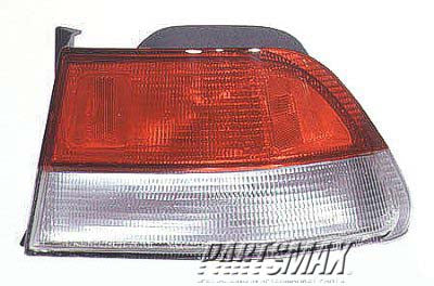 2819 | 1999-2000 HONDA CIVIC RT Taillamp lens/housing 2dr coupe; body mounted | HO2819110|33501S02A51