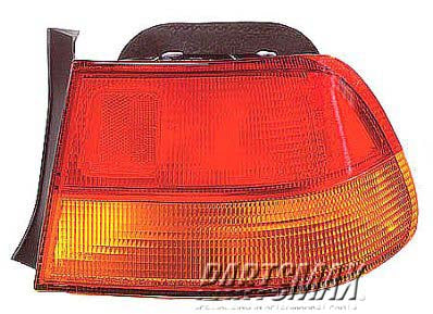 2819 | 1996-1998 HONDA CIVIC RT Taillamp lens/housing 2dr coupe; body mounted | HO2819112|33501S02A01