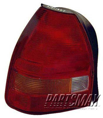 2230 | 1996-1998 HONDA CIVIC RT Taillamp lens/housing 2dr hatchback | HO2819113|33551S03A01
