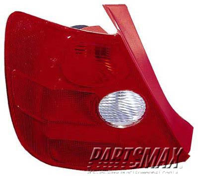 2819 | 2002-2002 HONDA CIVIC RT Taillamp lens/housing 2dr hatchback; Si | HO2819120|33501S5TA01