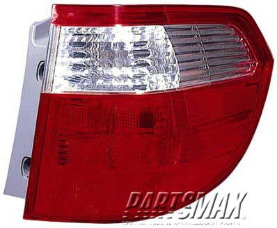 2819 | 2005-2007 HONDA ODYSSEY RT Taillamp lens/housing body mounted | HO2819129|33501SHJA11