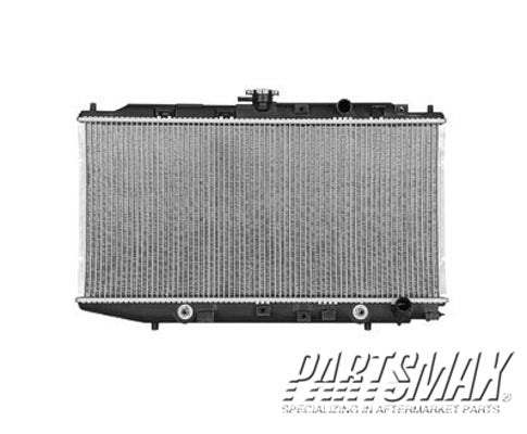 3010 | 1988-1991 HONDA CIVIC Radiator assembly 2WD; w/auto trans; ND design | HO3010164|19010PM3305