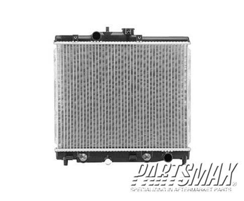 2870 | 2000-2006 HONDA INSIGHT Radiator assembly w/auto trans | HO3010181|19010PHM901