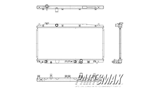 3010 | 2009-2014 HONDA FIT Radiator assembly Auto Trans | HO3010221|19010RB1J51