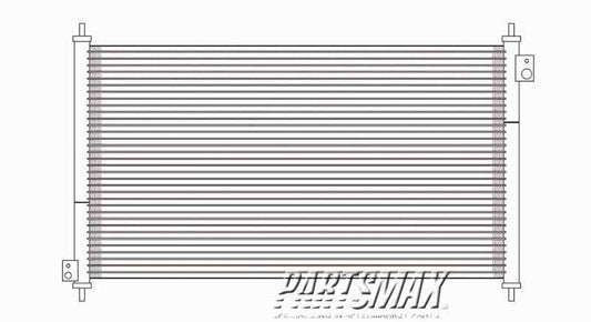 3030 | 1998-1999 HONDA ACCORD Air conditioning condenser 2dr coupe; w/V6 engine | HO3030101|80100S84A00