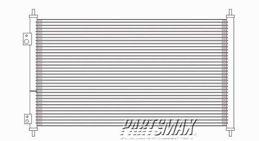 3030 | 2001-2003 HONDA CIVIC Air conditioning condenser 2dr coupe/4dr sedan | HO3030107|80110S5A003