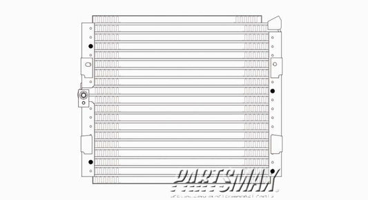 3030 | 1994-1995 HONDA CIVIC Air conditioning condenser all | HO3030112|04801SR1305