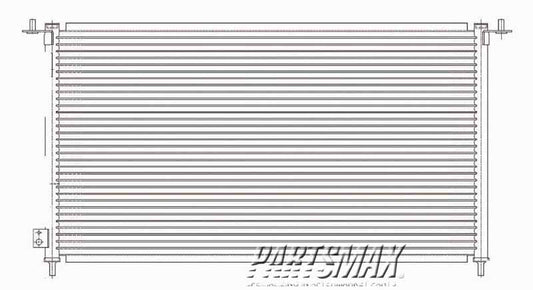 3030 | 2002-2005 HONDA CIVIC Air conditioning condenser 2dr hatchback | HO3030125|80110S5TE01