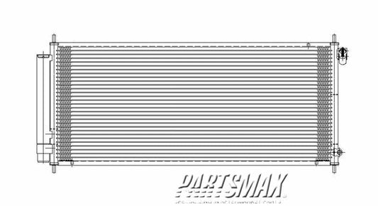 3030 | 2007-2008 HONDA FIT Air conditioning condenser all | HO3030149|80110SAA013