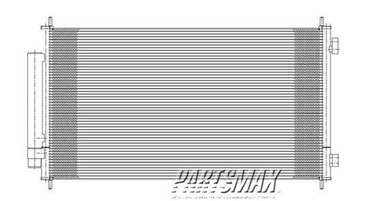 3030 | 2007-2011 HONDA CR-V Air conditioning condenser all | HO3030150|80110SWAA01