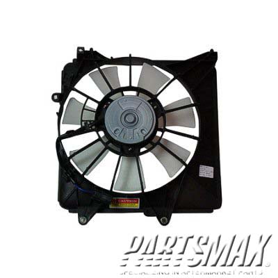 3113 | 2009-2010 HONDA FIT Condenser fan M/T; Motor/Blade/Shroud Assy; see notes | HO3113129|38616RB0003-PFM