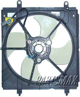 2880 | 1998-2002 HONDA ACCORD Radiator cooling fan assy includes motor/blade/shroud; w/4 cyl engine; Valeo brand; see notes | HO3115112|19015PAAA02-PFM