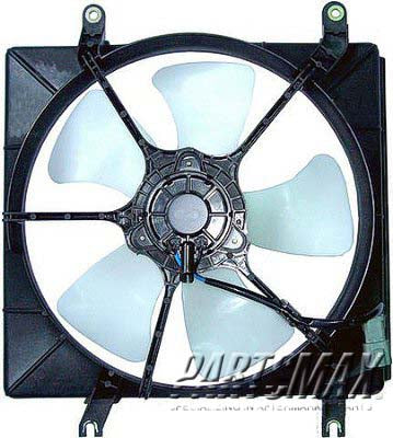 3115 | 1997-2001 HONDA PRELUDE Radiator cooling fan assy includes motor/blade/shroud; Nippondenso design | HO3115118|HO3115118