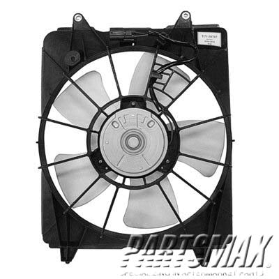 2880 | 2010-2011 HONDA CR-V Radiator cooling fan assy Motor/Blade/Shroud Assy; see notes | HO3115155|38616RB0003-PFM