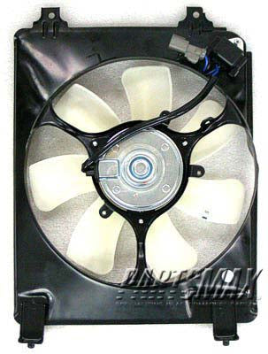 2940 | 2006-2010 HONDA CIVIC Condenser fan/motor assembly Coupe; 2.0L; Motor/Blade/Shroud assy; see notes | HO3120104|38615RNAA01-PFM