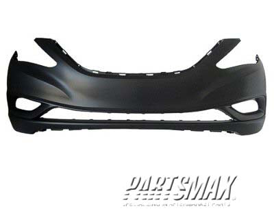 250 | 2011-2013 HYUNDAI SONATA Front bumper cover Exc HYBRID; prime | HY1000183|865113Q000