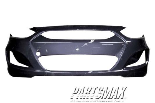 1000 | 2012-2013 HYUNDAI ACCENT Front bumper cover all; prime | HY1000188|865111R000