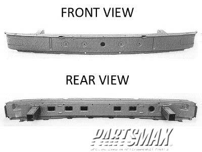 1006 | 1990-1991 HYUNDAI EXCEL Front bumper reinforcement USA | HY1006102|8653024230