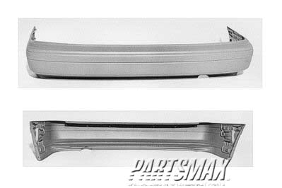 1100 | 1990-1991 MITSUBISHI PRECIS Rear bumper cover prime | HY1100114|8661024100