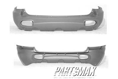2430 | 2001-2004 HYUNDAI SANTA FE Rear bumper cover prime | HY1100132|8661026900