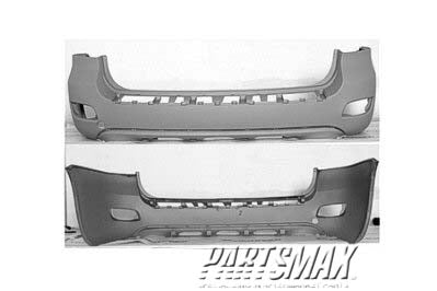 1100 | 2007-2009 HYUNDAI SANTA FE Rear bumper cover prime | HY1100153|866112B020