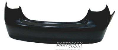 2430 | 2007-2010 HYUNDAI ELANTRA Rear bumper cover Sedan; prime | HY1100156|866102H000