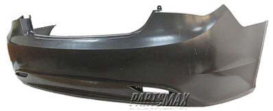 2430 | 2011-2013 HYUNDAI SONATA Rear bumper cover Exc HYBRID; Single Exhaust | HY1100175|866103Q000