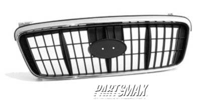 1200 | 2001-2003 HYUNDAI ELANTRA Grille assy 4dr sedan | HY1200117|863502D070