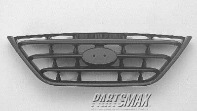 1200 | 2004-2006 HYUNDAI ELANTRA Grille assy GT; w/Fog Lamps; Black | HY1200139|863602D600