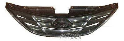 1200 | 2011-2013 HYUNDAI SONATA Grille assy Type 1; Chrome | HY1200154|863503S100