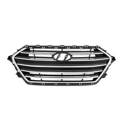 1200 | 2017-2018 HYUNDAI ELANTRA Grille assy 1.4L TURBO|2.0L; Sedan; USA Built; Silver | HY1200204|86350F3000