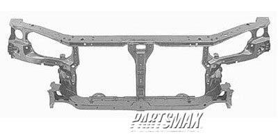 1225 | 2001-2003 HYUNDAI ELANTRA Radiator support support assembly | HY1225137|HY1225137