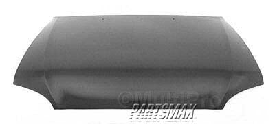 10 | 1998-1999 HYUNDAI ACCENT Hood panel assy 4dr sedan | HY1230114|6640022520