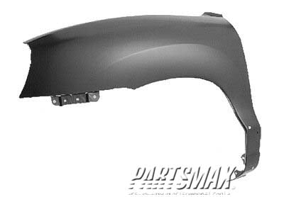 1240 | 2001-2006 HYUNDAI SANTA FE LT Front fender assy GLS/LX; w/rocker molding holes | HY1240119|6631126260