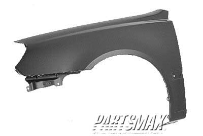 1240 | 2003-2006 HYUNDAI ACCENT LT Front fender assy Sedan; w/o Body Side Mldg | HY1240132|6631125360