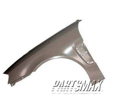 1240 | 2003-2006 HYUNDAI TIBURON LT Front fender assy USA; w/o side repeater lamps | HY1240133|663112C020