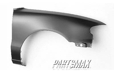 1241 | 1995-1999 HYUNDAI ACCENT RT Front fender assy 4dr sedan | HY1241111|6632122101