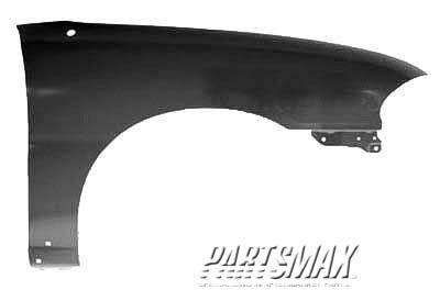 1241 | 1996-1999 HYUNDAI ACCENT RT Front fender assy 2dr hatchback; from 12/1/95; w/rocker molding | HY1241116|6632122410