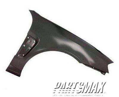 1241 | 2003-2006 HYUNDAI TIBURON RT Front fender assy USA; w/o side repeater lamps | HY1241133|663212C020