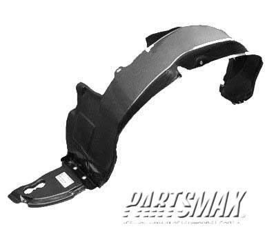 130 | 2001-2006 HYUNDAI SANTA FE LT Front fender inner panel fender liner | HY1248107|8681126000