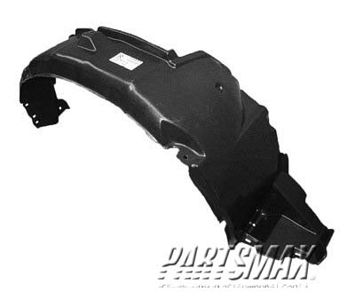 1249 | 2001-2003 HYUNDAI ELANTRA RT Front fender inner panel fender liner | HY1249105|868122D000