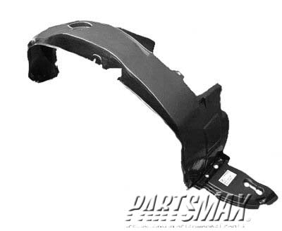 140 | 2001-2006 HYUNDAI SANTA FE RT Front fender inner panel fender liner | HY1249107|8681226000