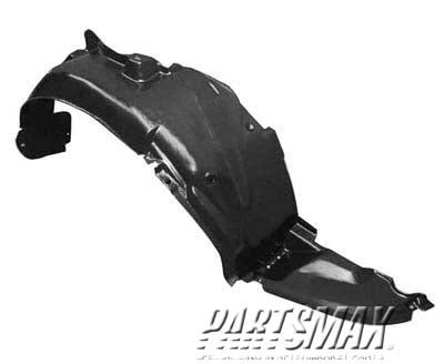 1249 | 2000-2001 HYUNDAI TIBURON RT Front fender inner panel fender liner | HY1249111|8681227500