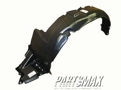 1250 | 2005-2006 HYUNDAI TIBURON LT Front fender splash shield plastic liner | HY1250109|868112C500