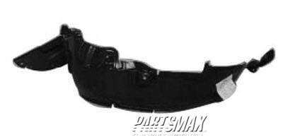 1250 | 2006-2011 HYUNDAI ACCENT LT Front fender splash shield 4dr sedan; plastic liner | HY1250113|868111E000