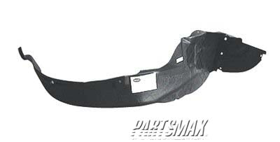 1251 | 1998-1999 HYUNDAI ACCENT RT Front fender splash shield 4dr sedan; fender liner | HY1251101|8681222300