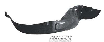 1251 | 1995-1997 HYUNDAI ACCENT RT Front fender splash shield 4dr sedan; fender liner | HY1251103|8681222000