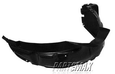 1251 | 2005-2009 HYUNDAI TUCSON RT Front fender splash shield w/2.7L engine | HY1251110|868122E010