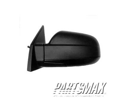 1700 | 2005-2009 HYUNDAI TUCSON LT Mirror outside rear view black; manual | HY1320150|876102E000CA