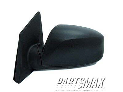 1320 | 2010-2011 HYUNDAI TUCSON LT Mirror outside rear view GL|GLS; Power; Heated; Textured Black | HY1320164|876102S070